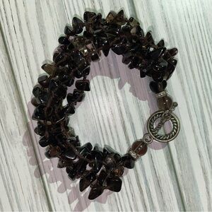 Lia Sophia brownish stone bracelet